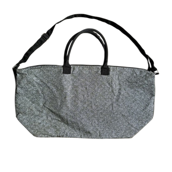 Victoria’s Secret PINK Weekender silver glitter Duffle Bag - Picture 6 of 12